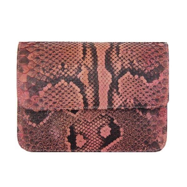 2. Sort. Mbour KENZINA Python Clutch Støvet Rosa Matte 2. Sort. Mbour KENZINA Python Clutch Støvet Rosa Matte