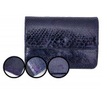 2. Sorterings Mbour KENZINA Python Clutch Blå Poleret