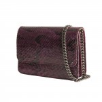 Mbour KENZINA Python Clutch Lilla Poleret