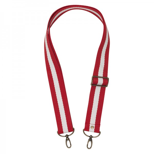 Strap - Rød/Hvid